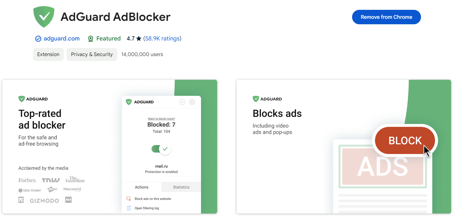 The best ad blocker Chrome extensions