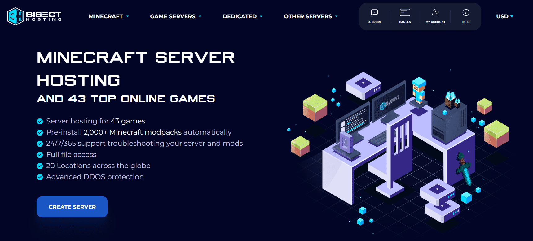  the best Minecraft hosting servers